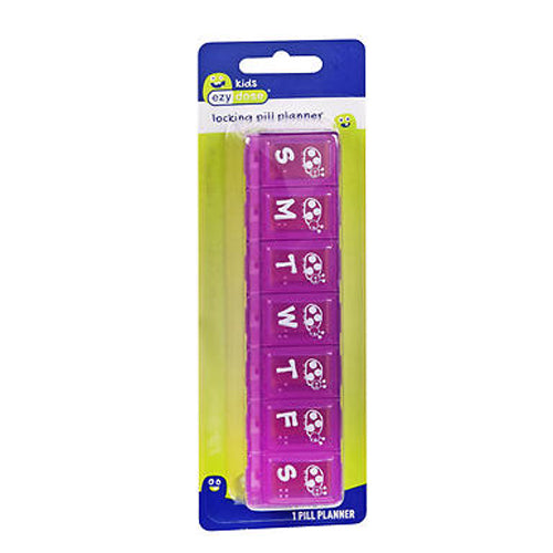 Apothecary Products, Ezy-Dose Adult-Lock Family Pill Reminder, 1 Each