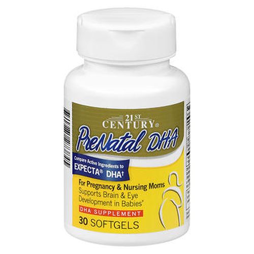 21st Century, 21st Century PreNatal DHA Softgels, 30 Caps