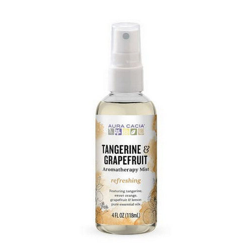 Aura Cacia, Aromatherapy Mist, Tangerine/Grapefruit 4 oz