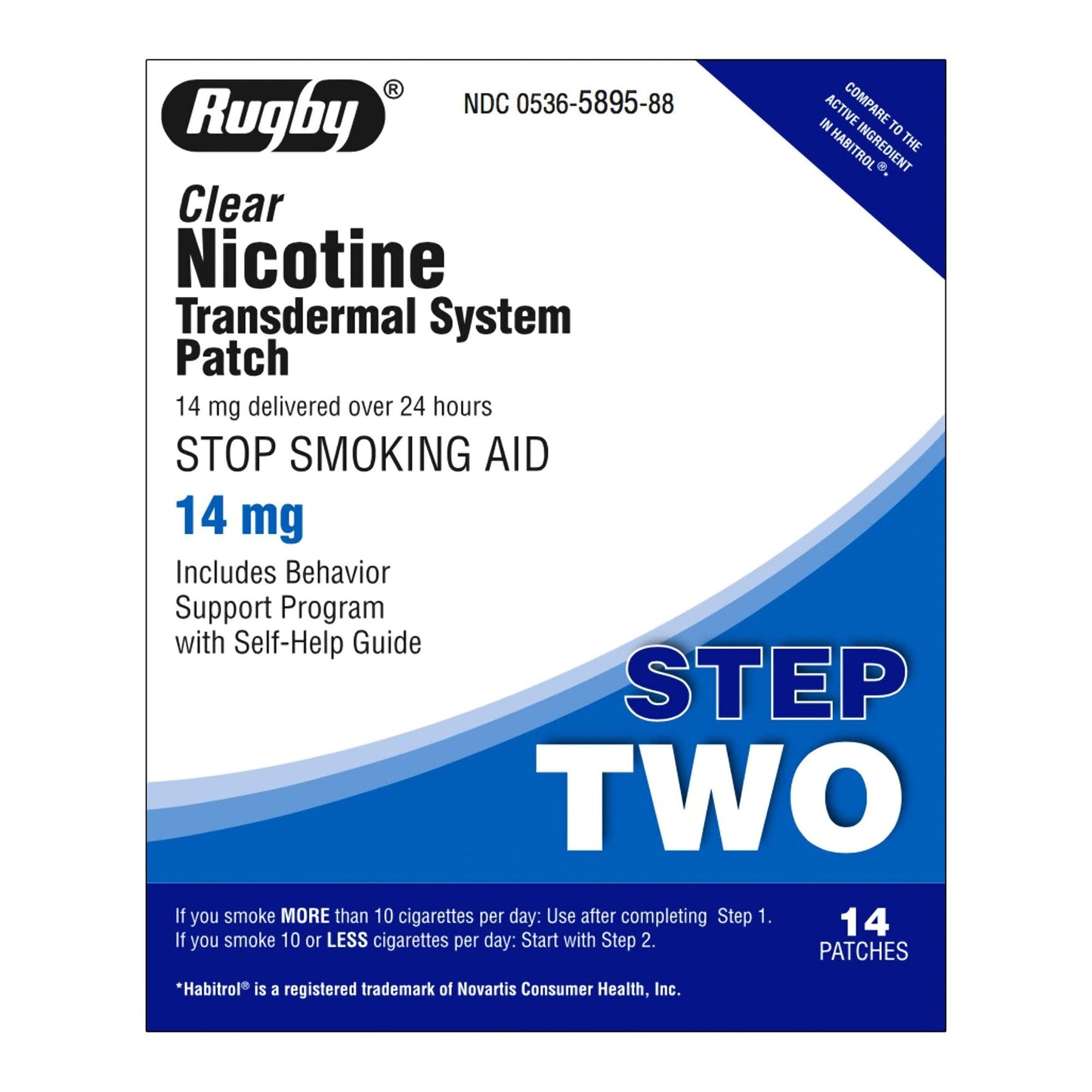 Nicotine Patches, Step 2, 14 mg - 14 count