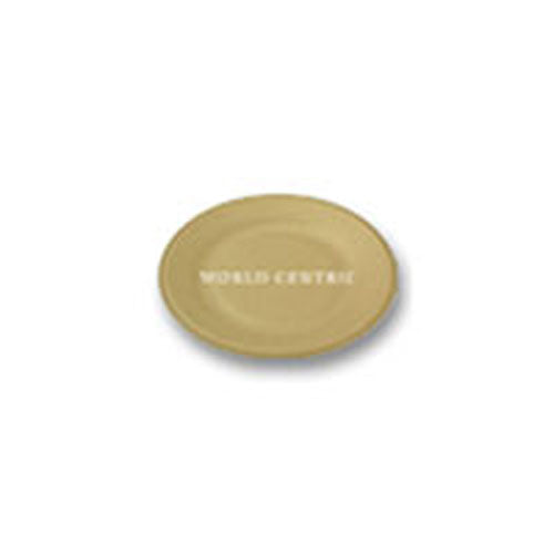 World Centric, Wheat Straw Bagasse 6-Inch Compostable Fiber Ripple Edge Plate, 20 CT(case of 12)