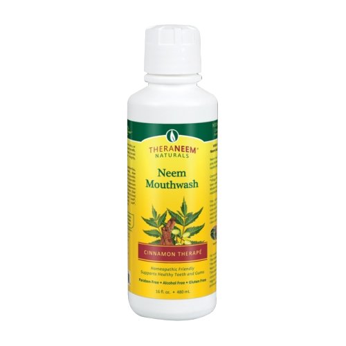 TheraNeem Naturals, Neem Mouthwash, Cinnamon 16 OZ