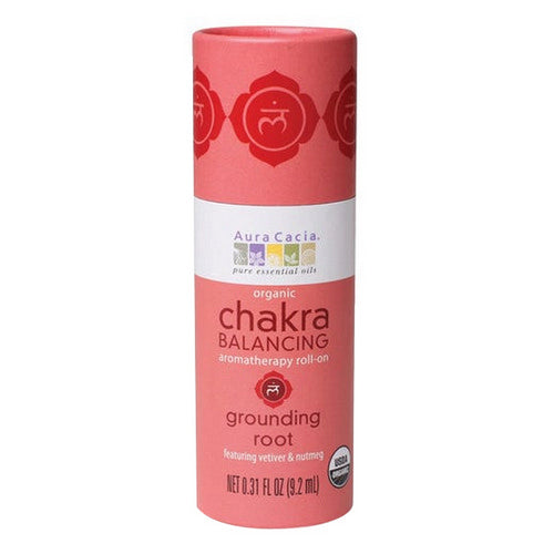 Aura Cacia, Chakra Balancing Aromatherapy Roll On, Grounding Root 0.31 oz