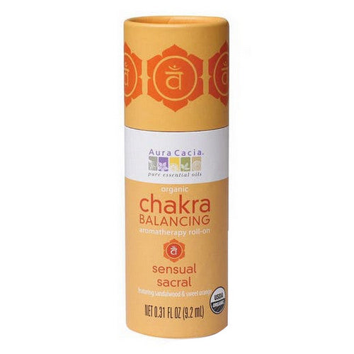 Aura Cacia, Chakra Balancing Aromatherapy Roll On, Sensual Sacral 0.31 oz