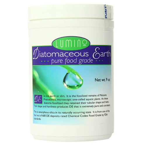 Lumino, Pure Food Grade Diatomaceous Earth, 9 Oz