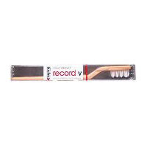 Fuchs Child/ Adult Toothbrushes, Record V Nylon Toothbrush, Medium 1 EACH