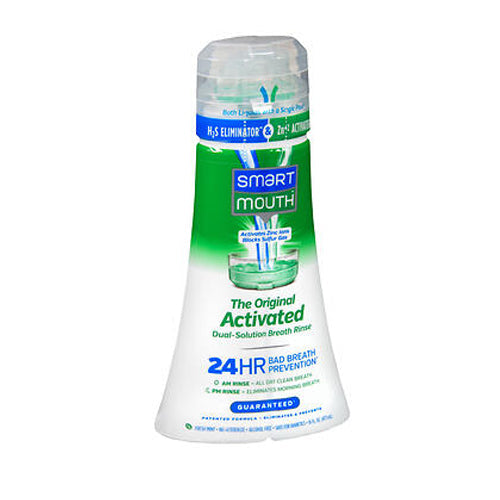 Smartmouth, Smartmouth Original Activated Dual-Solution Breath Rinse Fresh Mint, 16 Oz