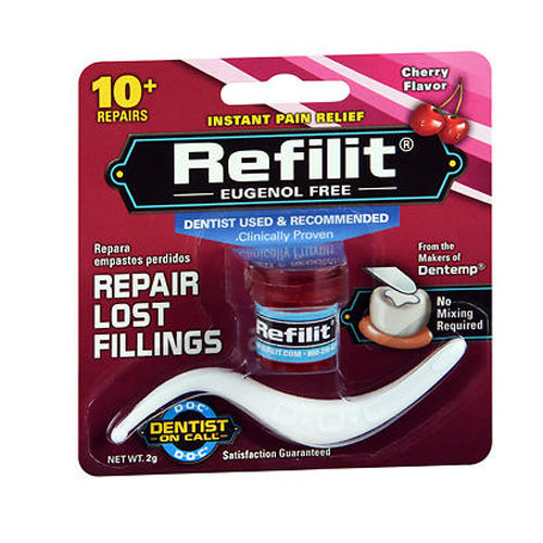 D.O.C., D.O.C. Refilit Dental Repair Material Cherry Flavor, 2 Grams