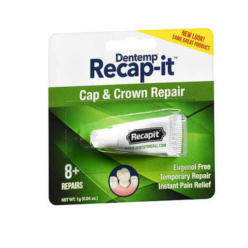 D.O.C., Recapit Loose Cap Dental Repair, 1 Each