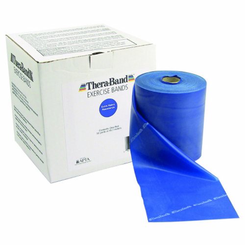 Thera-Band, Exercise Resistance Band Thera-Band  Blue 5 Inch X 50 Yard Heavy Resistance, Count of 1