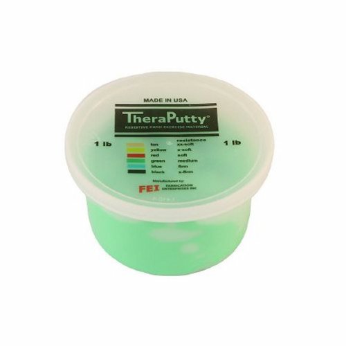 Fabrication Enterprises, Therapy Putty CanDo  Antimicrobial TheraPutty  Medium 1 lbs., Count of 1