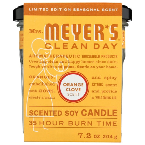 Mrs. Meyer's, Candle Orange Clove, 7.2 Oz