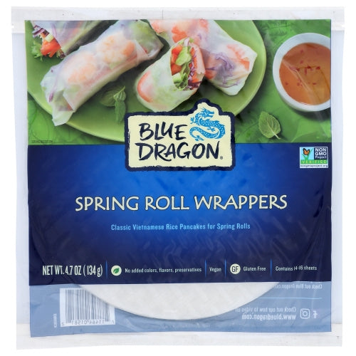 Blue Dragon, Spring Roll Wrapper, 4.7 Oz