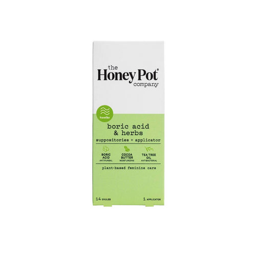 The Honey Pot, Herbal 7 Day Suppositories, 14 Count