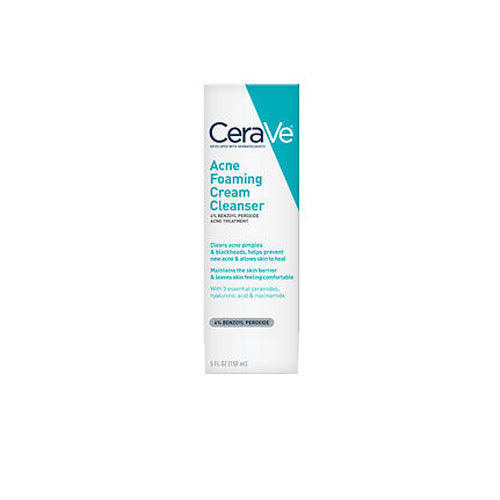 Cerave, Acne Foaming Cream Cleanser, 5 Oz