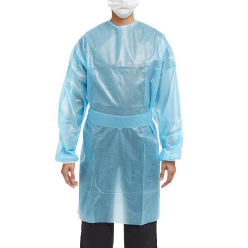 McKesson, McKesson Full Back Chemotherapy Procedure Gown Medium, Count of 10