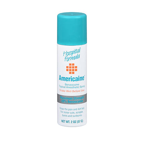 Americaine, Americaine Benzocaine Topical Anesthetic First Aid Spray, 2 oz